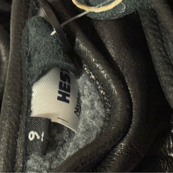 Hestra Black Rättvik Elk Leather Gloves 3176HK-10 Men's New With Tags 9 - Picture 11 of 12